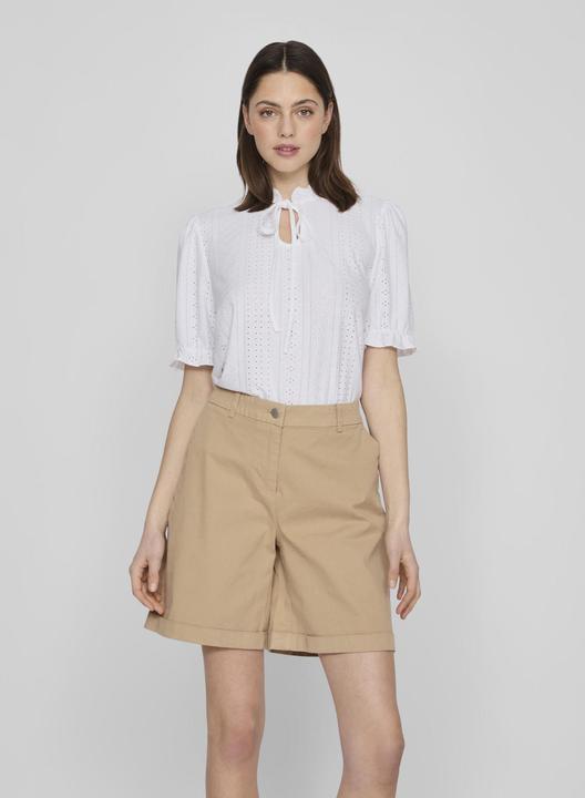 Actual product image Vila Tie neck top with short sleeves (L)