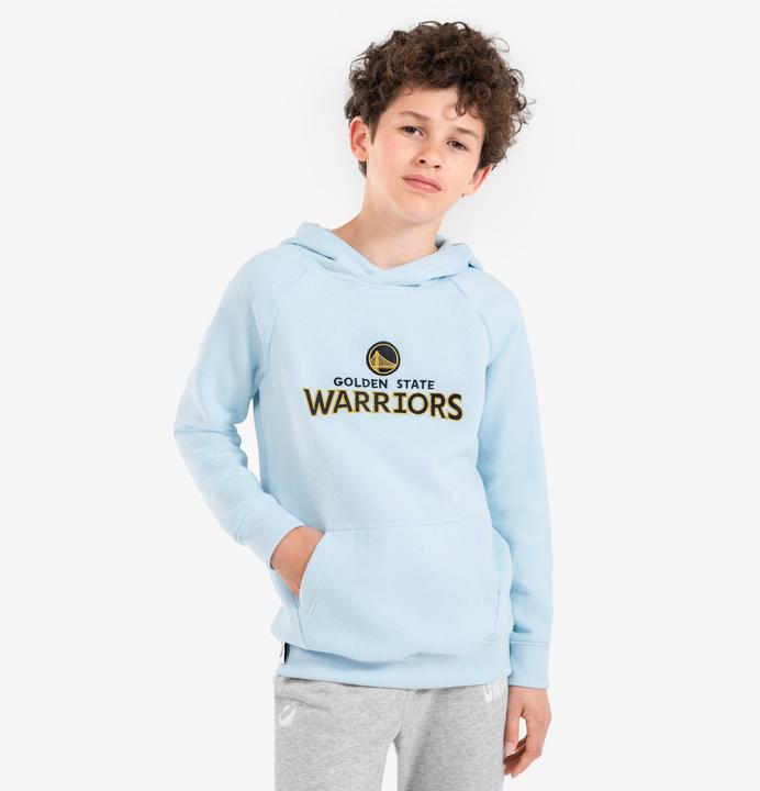 Actual product image Tarmak Kids Basketball Hoodie Golden State Warriors - Hoodie 900 NBA light blue (8, 9, 10)