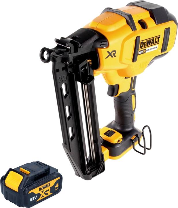 Image du produit DeWalt DCN 660 N Cloueuse sans fil 18V 32 - 63 mm Brushless + 1x batterie 4,0 Ah - sans chargeur