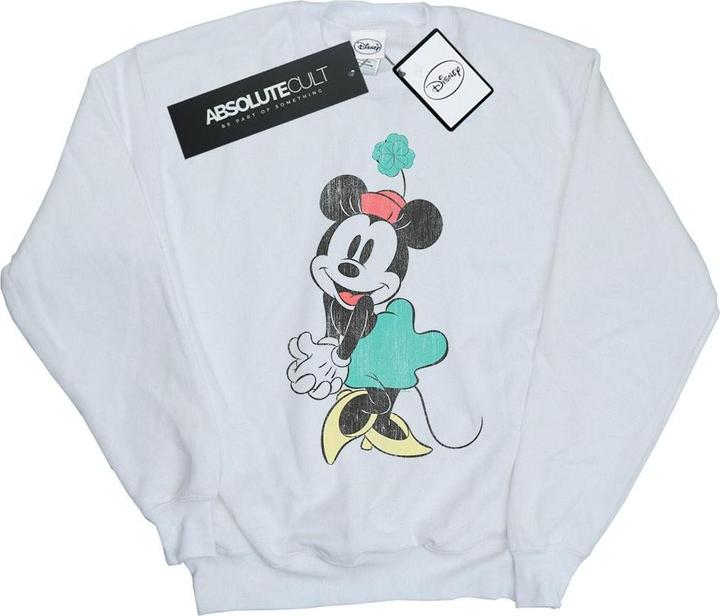 Disney Minnie Mouse Shamrock Hat Sweatshirt (L)