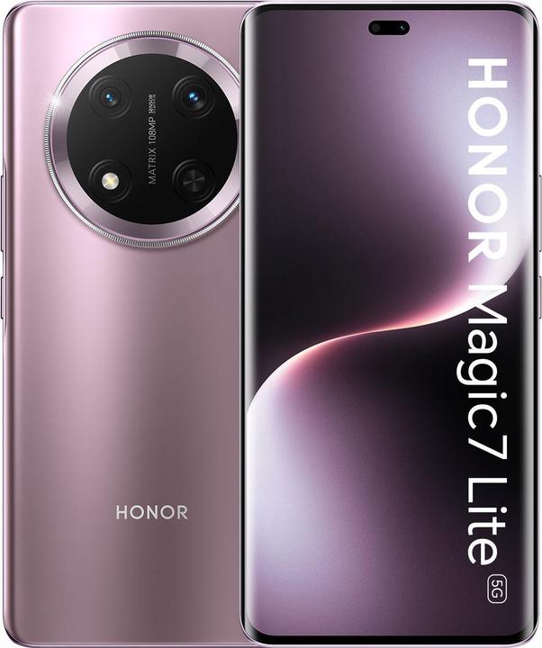 Actual product image Honor Magic7 Lite (512 GB, Titanium Purple, 6.78", SIM + eSIM, 108 Mpx, 5G)