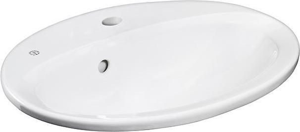 Actual product image Villeroy & Boch V&B 7G28 Saval nedf.vask 53 - Hvid, til boltophaeng w/hanehul (440 mm, 535 mm)