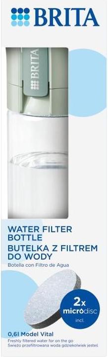 Brita Vital green 2-disc filter bottle (0.60 l)