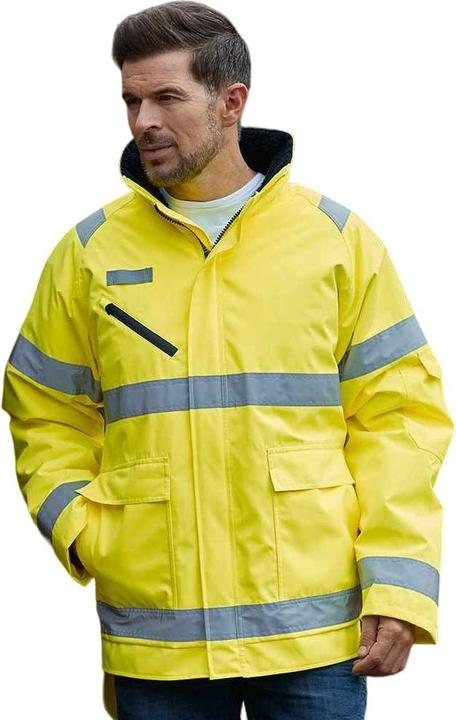 Actual product image Yoko Unisex Adult Fontaine Hi-Vis Storm Jacket (3XL)