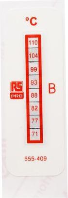 Produktbild Rs Pro Temperatur Aufkleber 71-110°C