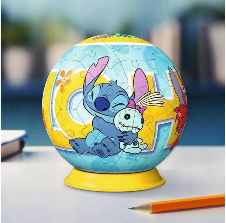 Produktbild Ravensburger 3D Puzzle 11596 - Puzzle-Ball Disney Stitch - Puzzle-Ball für Erwachsene und Kinder ab (72 Teile)