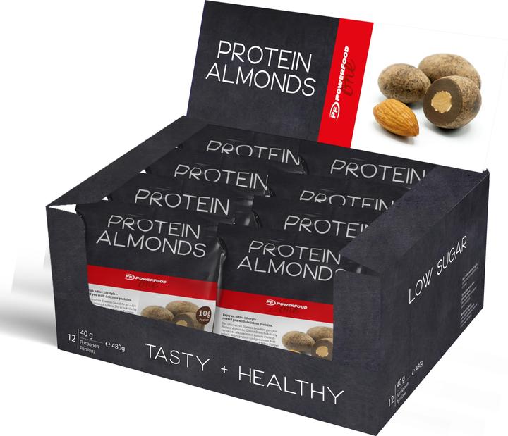 PowerFood One Mandorle proteiche (Chocolate, Mandorle, 12 pz., 480 g)