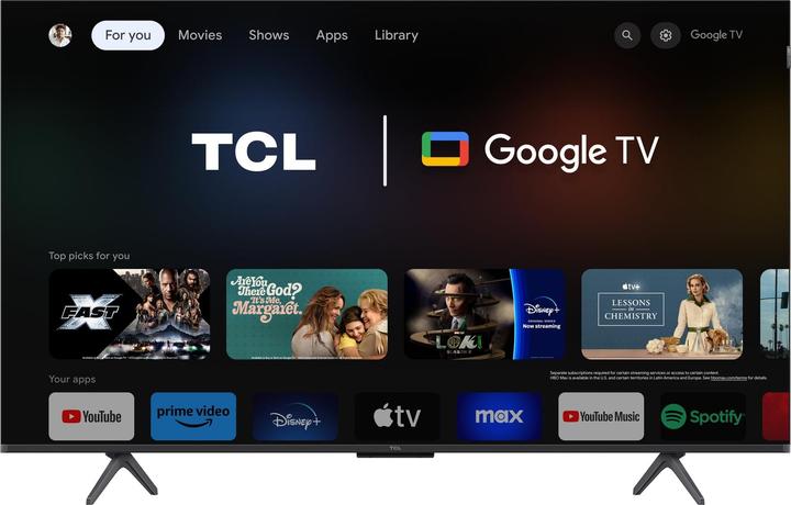 Image du produit TCL 50C655 (50", QLED, 4K, 2024)