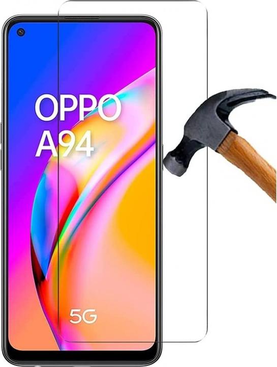 Produktbild Screenguard Oppo A94 5G Panzerglas Schutzfolie Case Friendly Design (1 Stück, Oppo A94 5G)