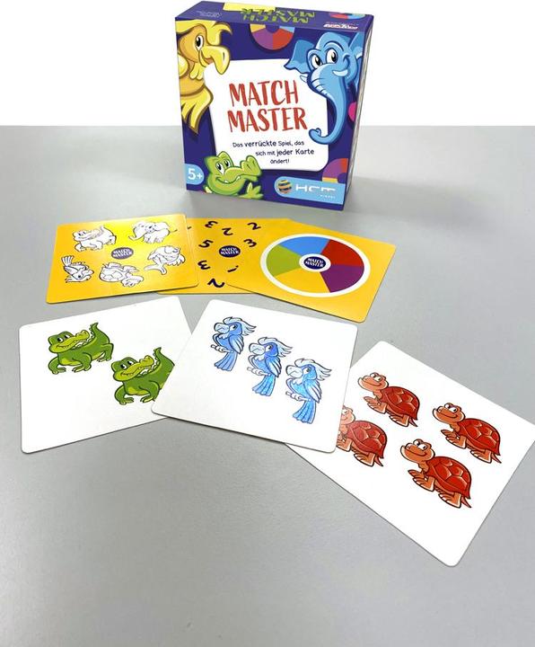 Actual product image HCM Kinzel HCM55163 - Match Master - Card game, 2-6 players, ages 5+ (DE edition) (German)