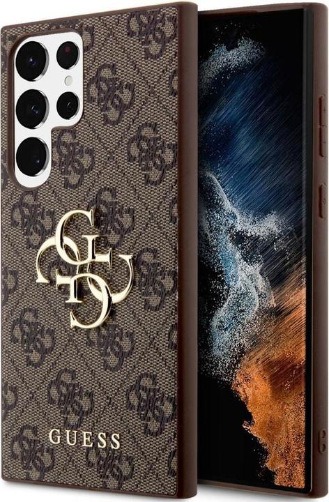 Image du produit Guess PU 4G Metal Logo Case- brown (Samsung Galaxy S24 Ultra)