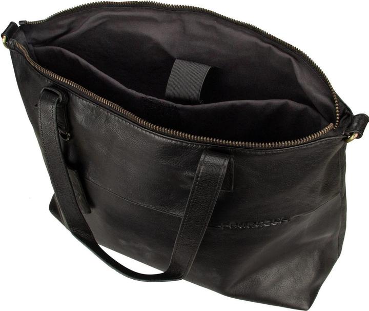 Immagine prodotto Burkely Borsa shopper Norah naturale in pelle con scomparto per laptop da 36 cm (10 l)