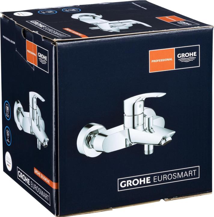 Produktbild Grohe Einhand-Wannenbatterie EUROSMART 1/2" chr
