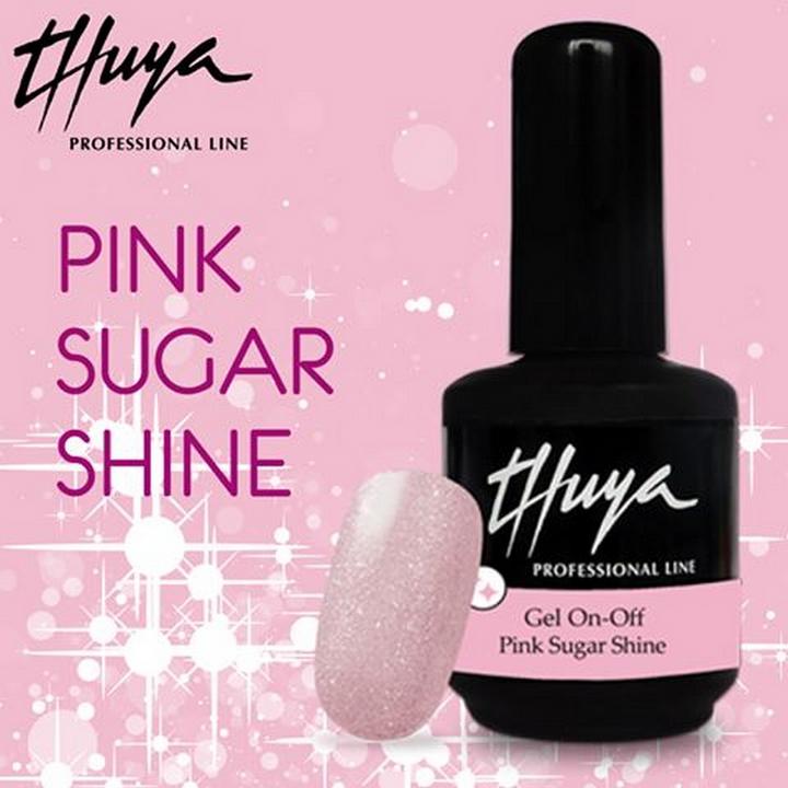 Thuya Gel-On-Off "Pink Sugar Shine" Glitter (Pink Sugar Shine)
