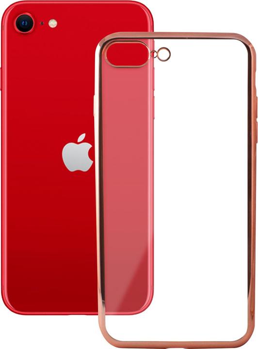 Actual product image Contact METAL FLEX COVER TPU SE 2022, SE 2020, 8 and 7 METALLIC GOLD ROSE (Apple iPhone SE (2nd Gen), Apple iPhone SE (3rd Gen))