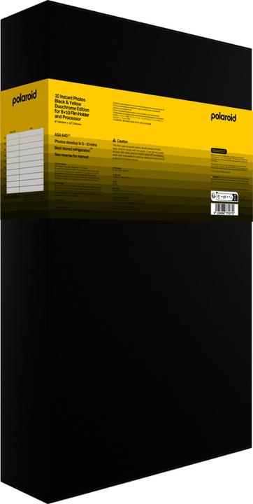 Produktbild Polaroid 8x10 Duochrome Film Black & Yellow (8x10)
