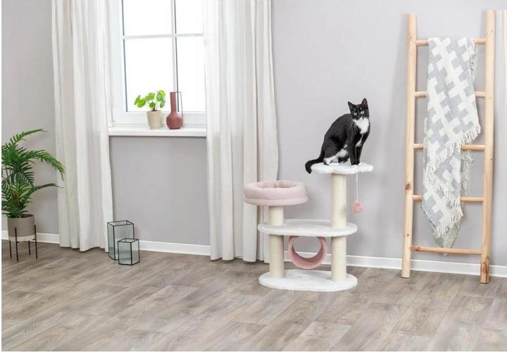 Image du produit Trixie Arbre à chat Isabella, 70 cm vieux rose/blanc (70 cm, Rose sombre, Blanc)