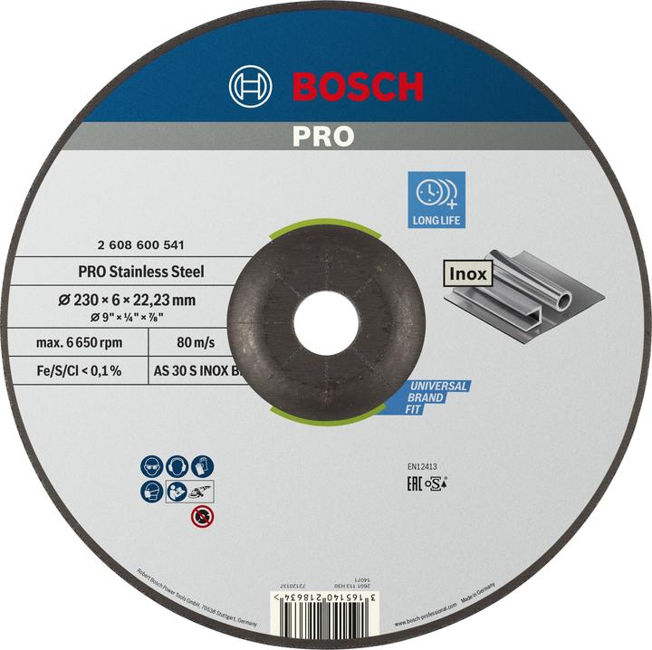 Produktbild Bosch Professional Zubehör Pro Stainless Steel Schruppscheibe (Sonstige)