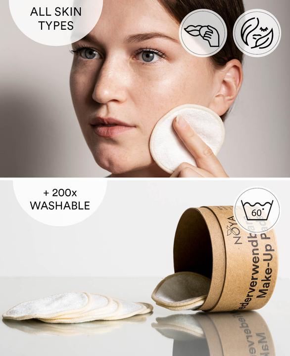 Produktbild Noya Waschbare Abschminkpads, 12er Set