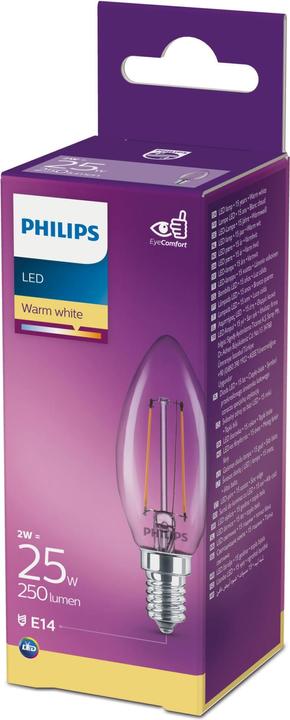 Immagine prodotto Philips Lampada (E14, 2 W, 250 lm, 1 x, E)