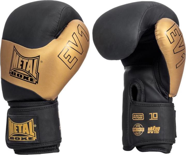 MetalBoxe Gant Entr/Comp. Ev1 Noir Gold 08 Oz (8 OZ, 10, 11, 12, 13)