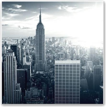 Actual product image Trenddeko The Empire State Building - square (50 x 50 cm)