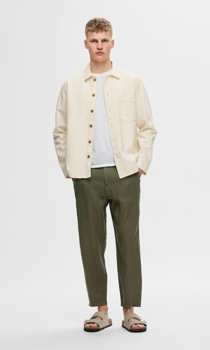 Actual product image Selected Homme 100% linen trousers (S)