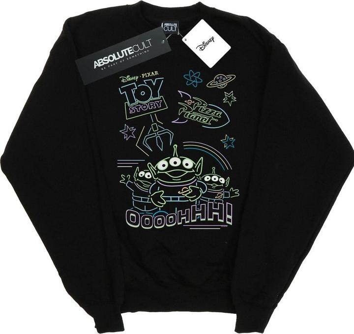 Produktbild Disney Toy Story Neon Little Green Men Sweatshirt (M)