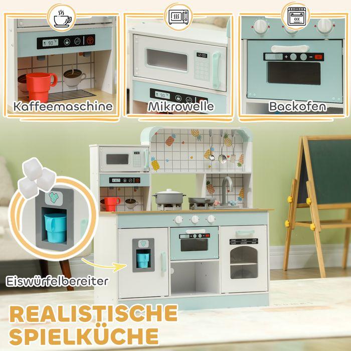 Produktbild Swisshandel24 Kinderküche, Spielküche mit Lichtern, Geräuschen, Kaffeemaschine, Weiss