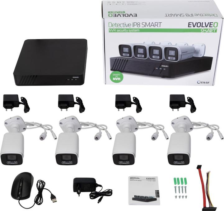 Produktbild Evolveo kamerový systém Detective IP8 SMART (Netzteil)