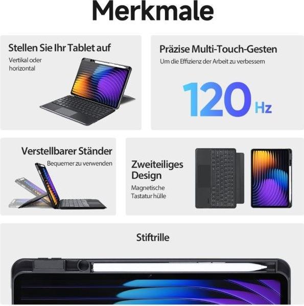 Produktbild Dux Ducis DK Series Keyboard Case (US, Xiaomi Pad 7, Xiaomi Pad 7 Pro)