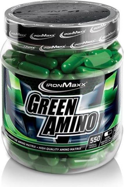 Image du produit IronMaxx Green Amino (550 pièce(s), Capsules, 374 g)