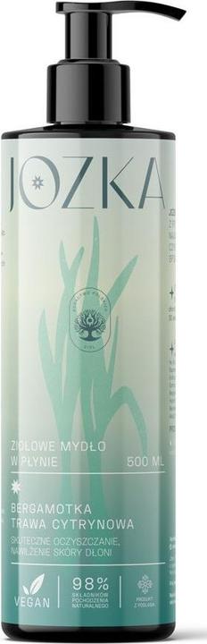 Immagine prodotto Dary Natury Sapone liquido alle erbe (bergamotto, citronella) 500 ml - Jozka (Regali naturali) (Sapone liquido, 500 ml)