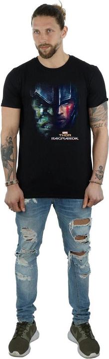 Image du produit Universal Textiles Mens Hulk Split Face Cotton T-Shirt (XL)