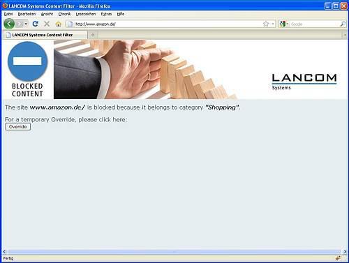 Actual product image Lancom Systems Lancom Content Filter (100 User, 12 months)