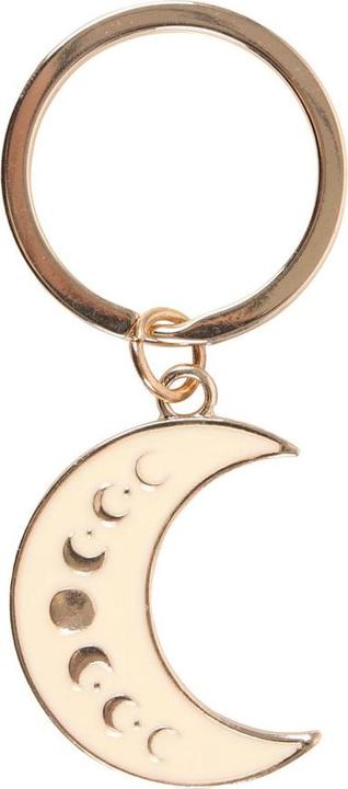 Actual product image Something Different Moon Phases Enamel Keyring