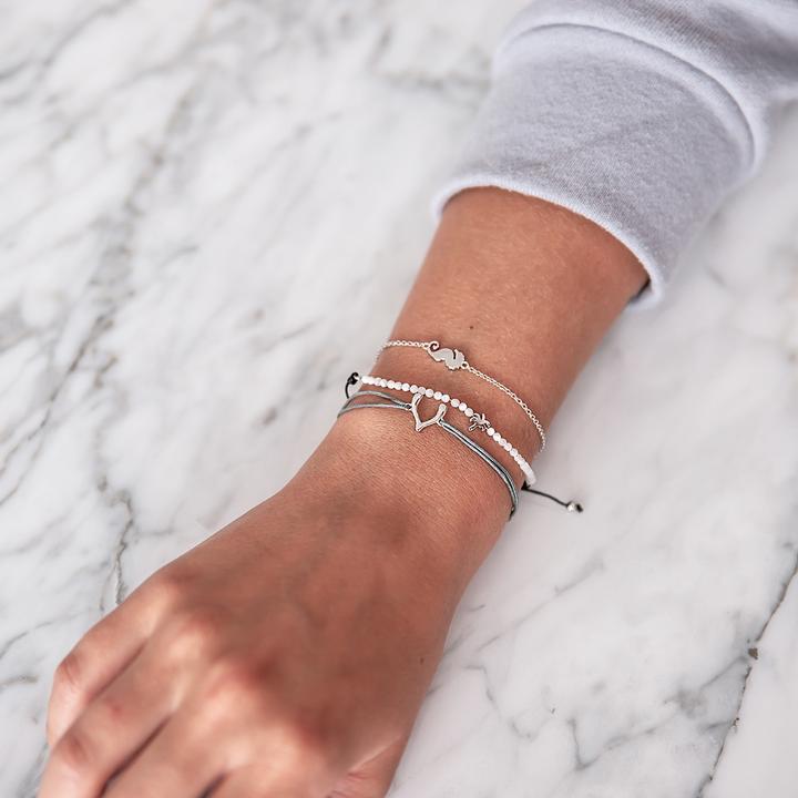 Immagine prodotto Glanzstücke München Palma da donna in argento sterling 15,0 - 22,0 cm, regolabile in modo flessibile - 10062 (22 cm, Argento)
