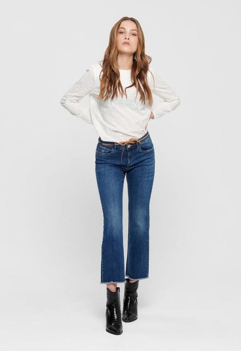 Actual product image Only ONLKenya Mid Sweet Cropped Flared Jeans