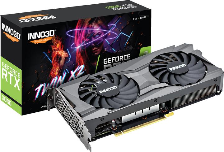 Produktbild Inno3D GeForce RTX 3060 Twin X2 OC 8GB GDDR6 (8 GB)