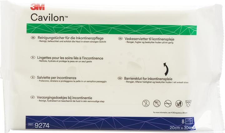 3M Reinigungstücher Inkontinenzpflege 3in1 (8 Stk) (8 x)