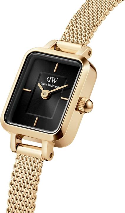 Produktbild Daniel Wellington Quadro Mini Evergold Onyx Gold (Analoguhr, 15.50 mm)