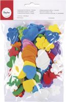 Actual product image Rayher Crepla flower hearts, 2 varieties, mixed, 140 pcs