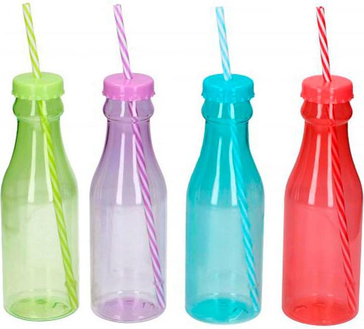 Produktbild Edco Trinkflasche mit Strohhalm, 600ml (0.60 l)
