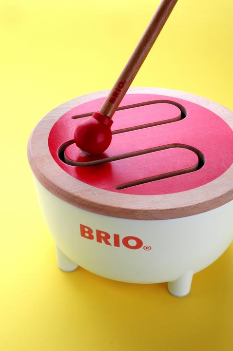 Produktbild Brio Holz Musikinstrument Trommel (Deutsch, Französisch, Italienisch, Englisch)