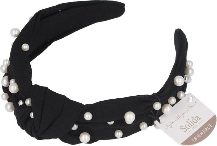 Actual product image Solida Hairband black with pearls