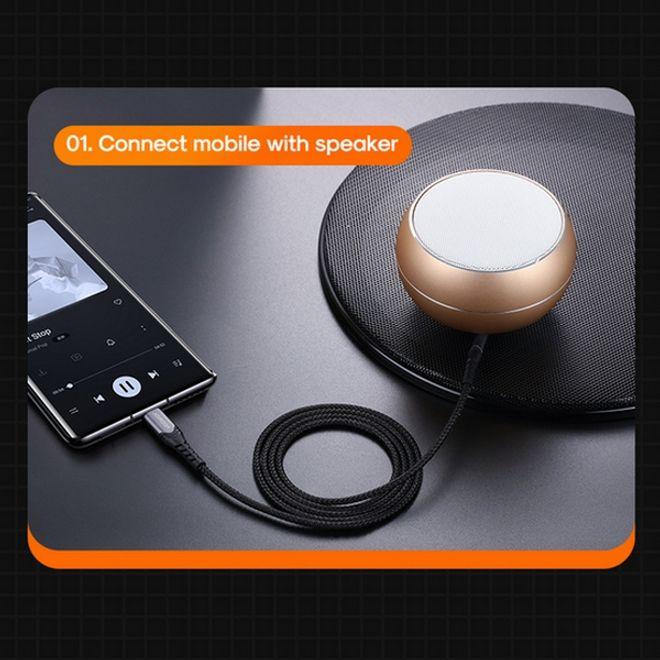 Actual product image Joyroom Lightning – 3.5mm (1 m, 3.5mm jack (AUX))