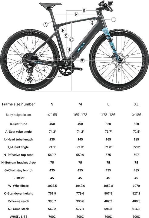 Immagine prodotto Mobygo JAVA Riva Carbon nero-blu (49 cm)