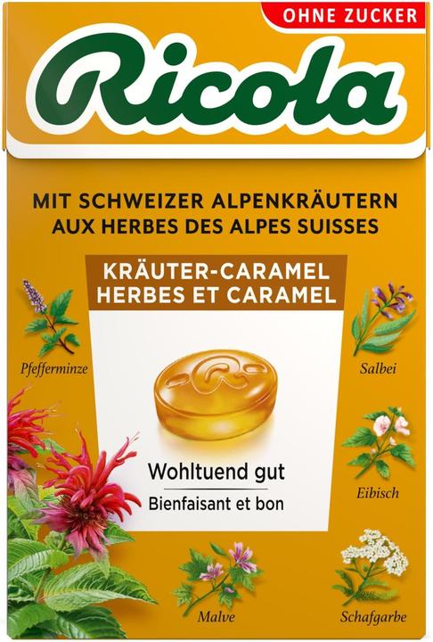 Immagine prodotto Ricola Caramello alle erbe senza zucchero con stevia (1 pz., 50 g)