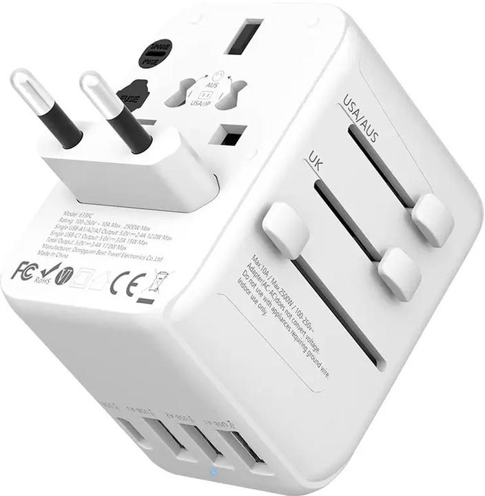Actual product image Worldplug Multiplug adapter