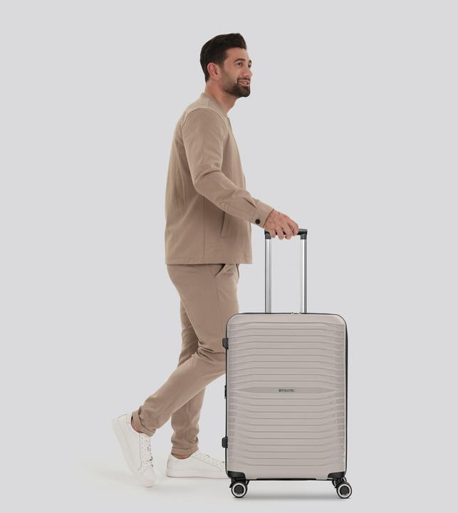 Image du produit Stratic Shine 4 roues trolley 65 cm avec soufflet extensible (69 l, M (50 - 90l))